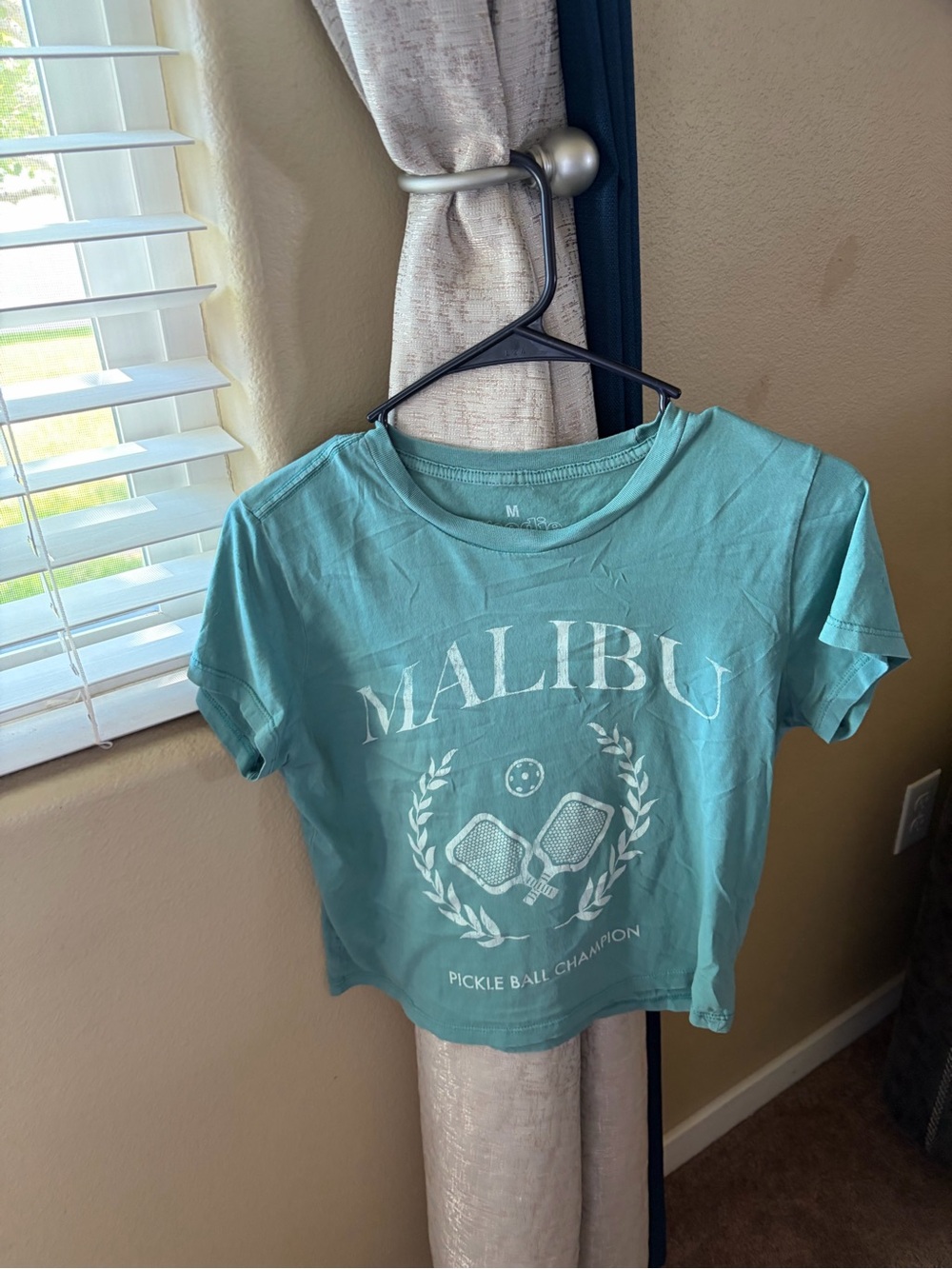 Malibu Teal Kids' Pickleball Graphic Tee